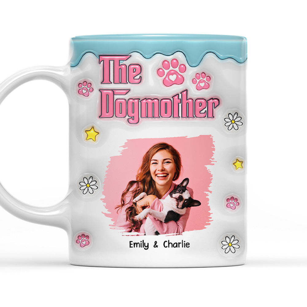 Professional Dog Mother Photo -  3D Inflated Effect Mug