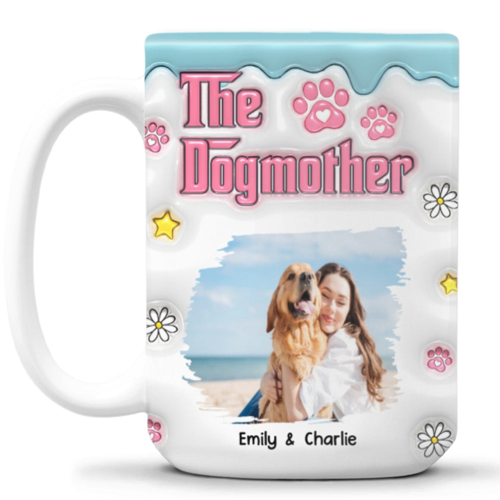Professional Dog Mother Photo -  3D Inflated Effect Mug