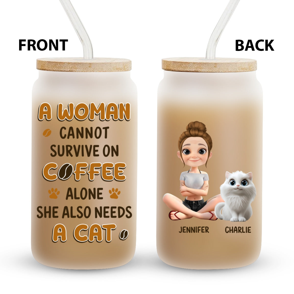 Survive On Cats - Glass Can