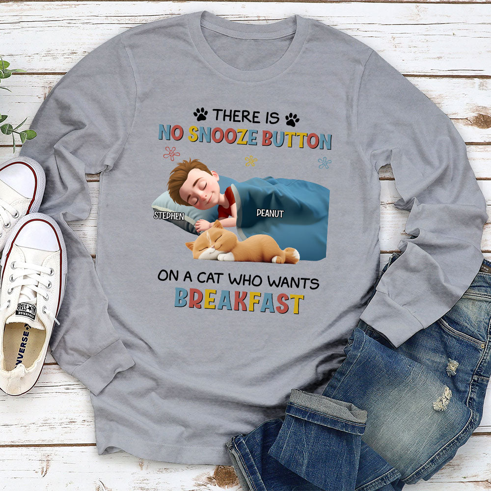 Cats Want Breakfast -  Long Sleeve T-Shirt