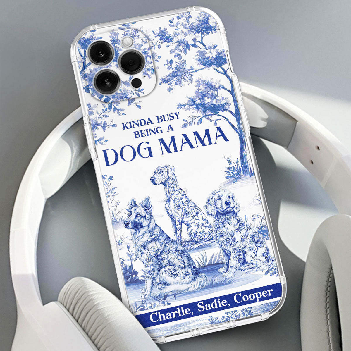 Lovely Dog Toile -  Phone Case