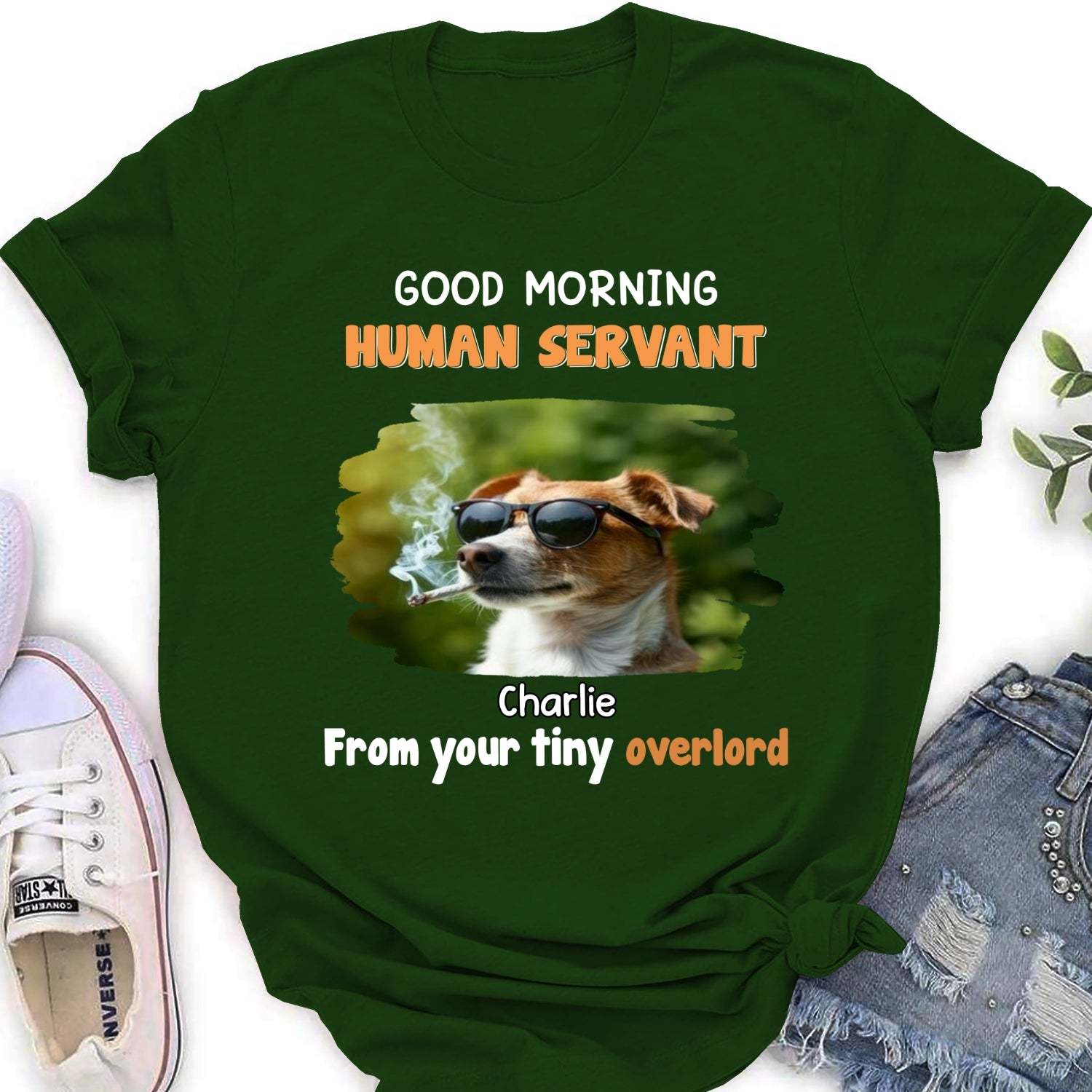 Dog Overlord And Human Servant Ver 2 Photo -  Women's T-Shirt