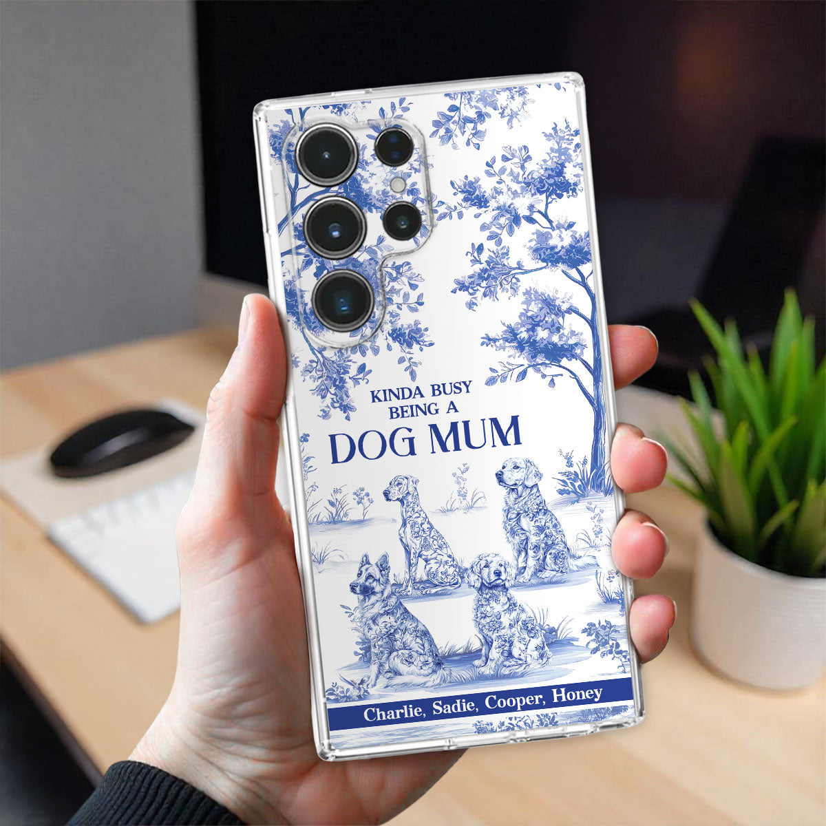 Lovely Dog Toile -  Phone Case
