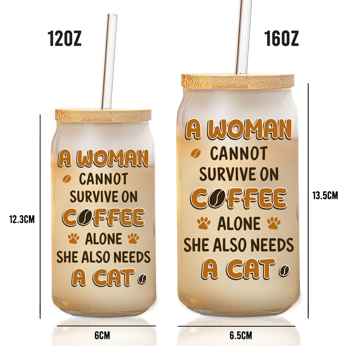 Survive On Cats - Glass Can