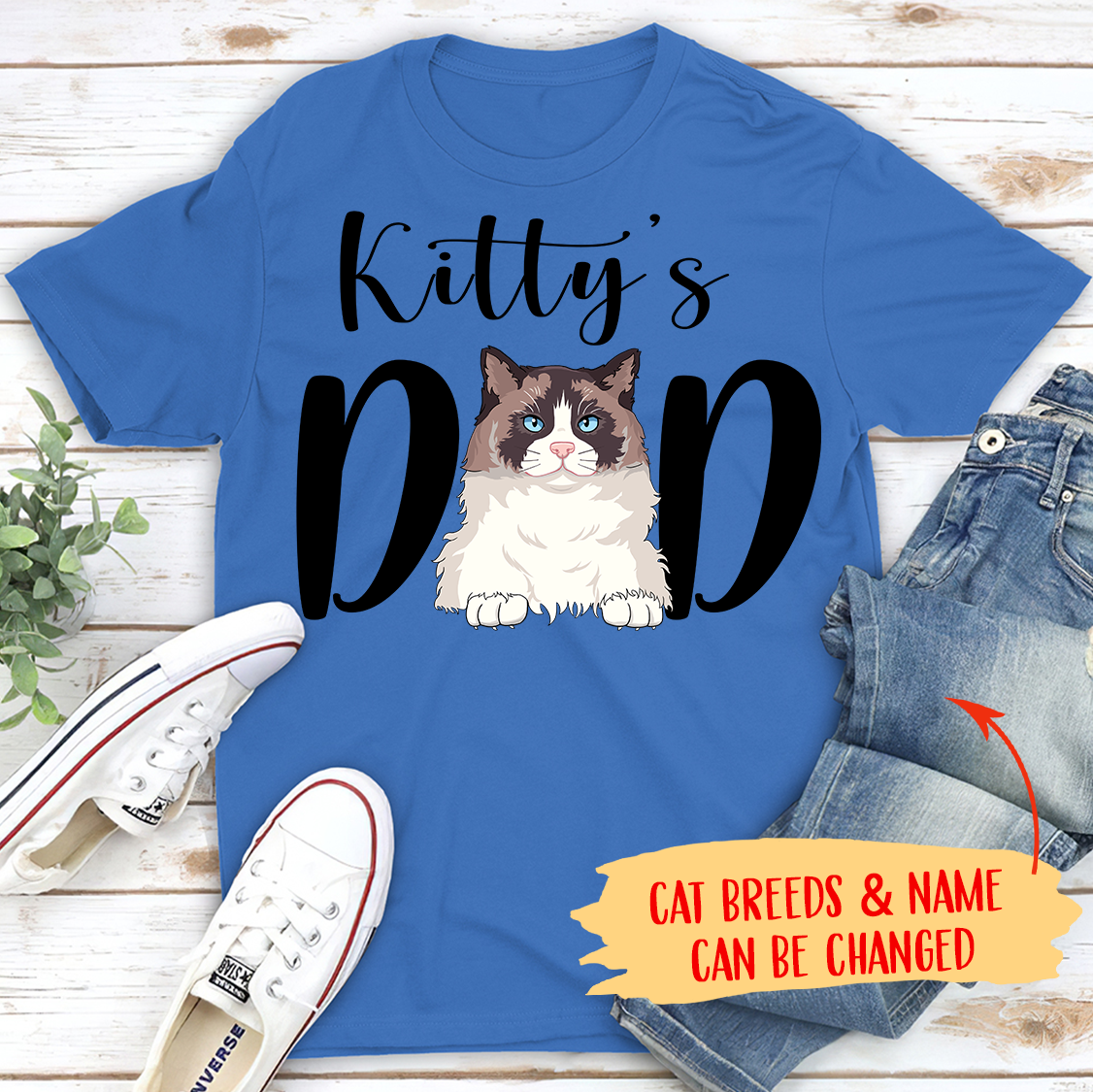 Cat Mom/Dad - Unisex T-shirt