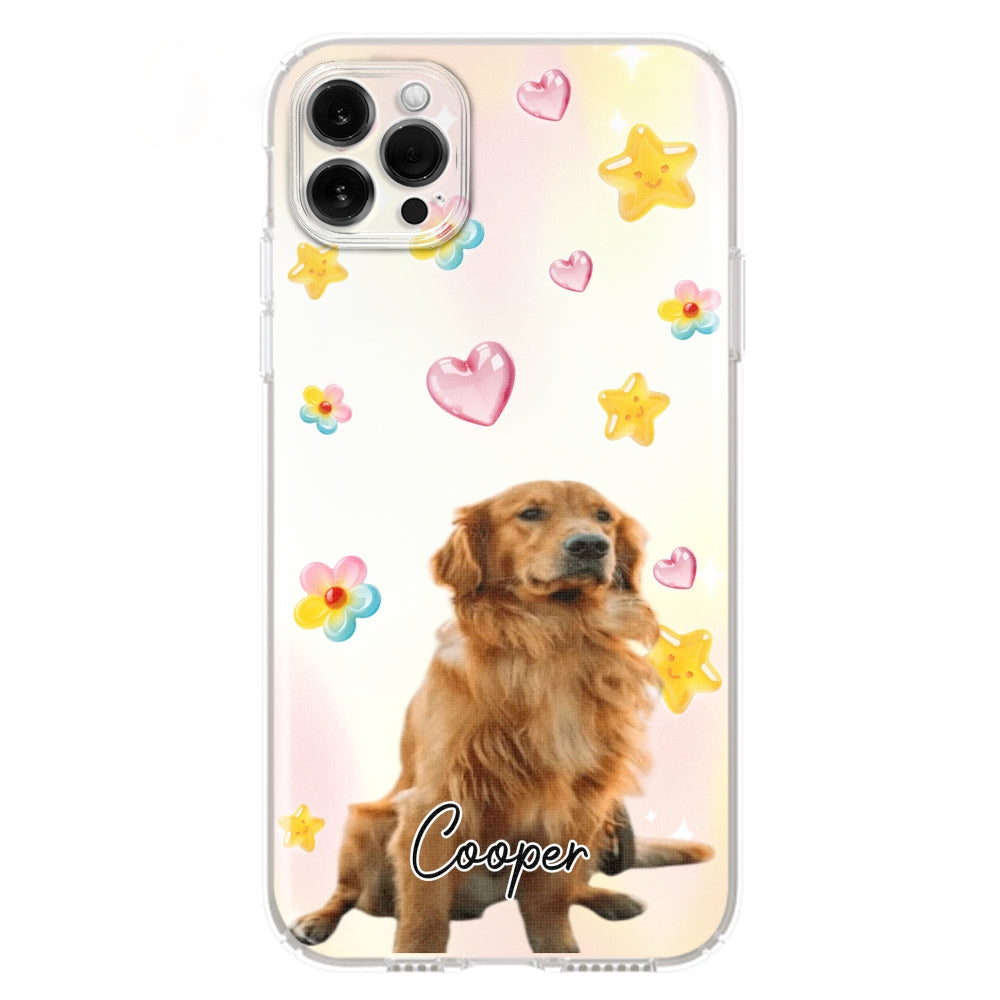 Sweet Girl Love Dogs Photo -  3D Effect Phone Case