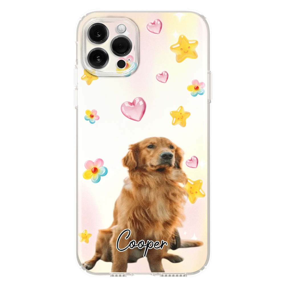 Sweet Girl Love Dogs Photo -  3D Effect Phone Case