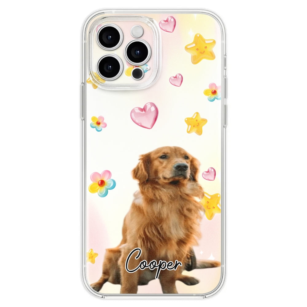 Sweet Girl Love Dogs Photo -  3D Effect Phone Case