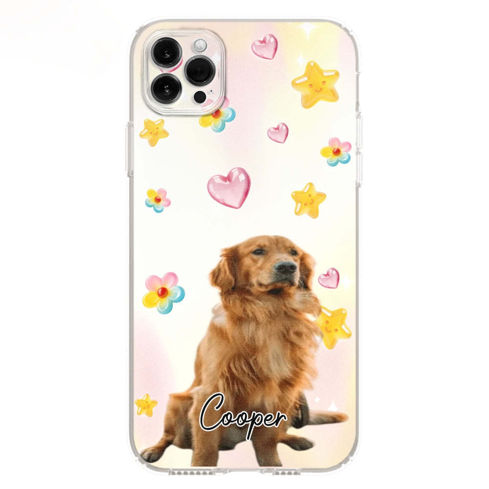 Sweet Girl Love Dogs Photo -  3D Effect Phone Case