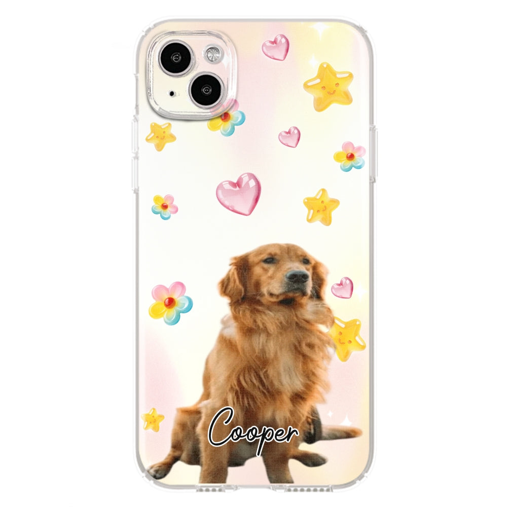Sweet Girl Love Dogs Photo -  3D Effect Phone Case