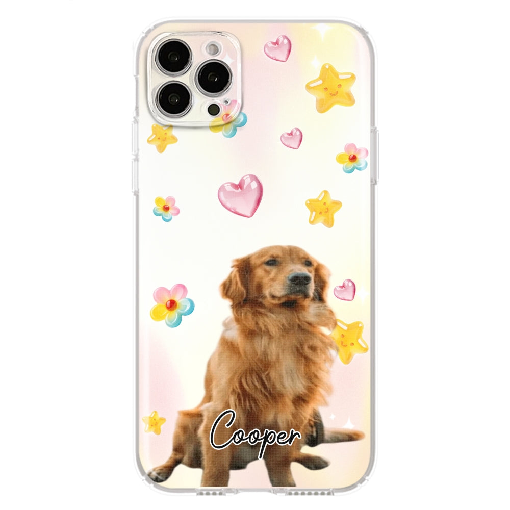Sweet Girl Love Dogs Photo -  3D Effect Phone Case
