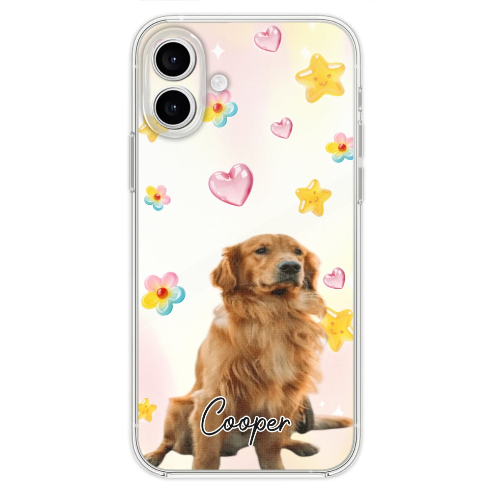 Sweet Girl Love Dogs Photo -  3D Effect Phone Case