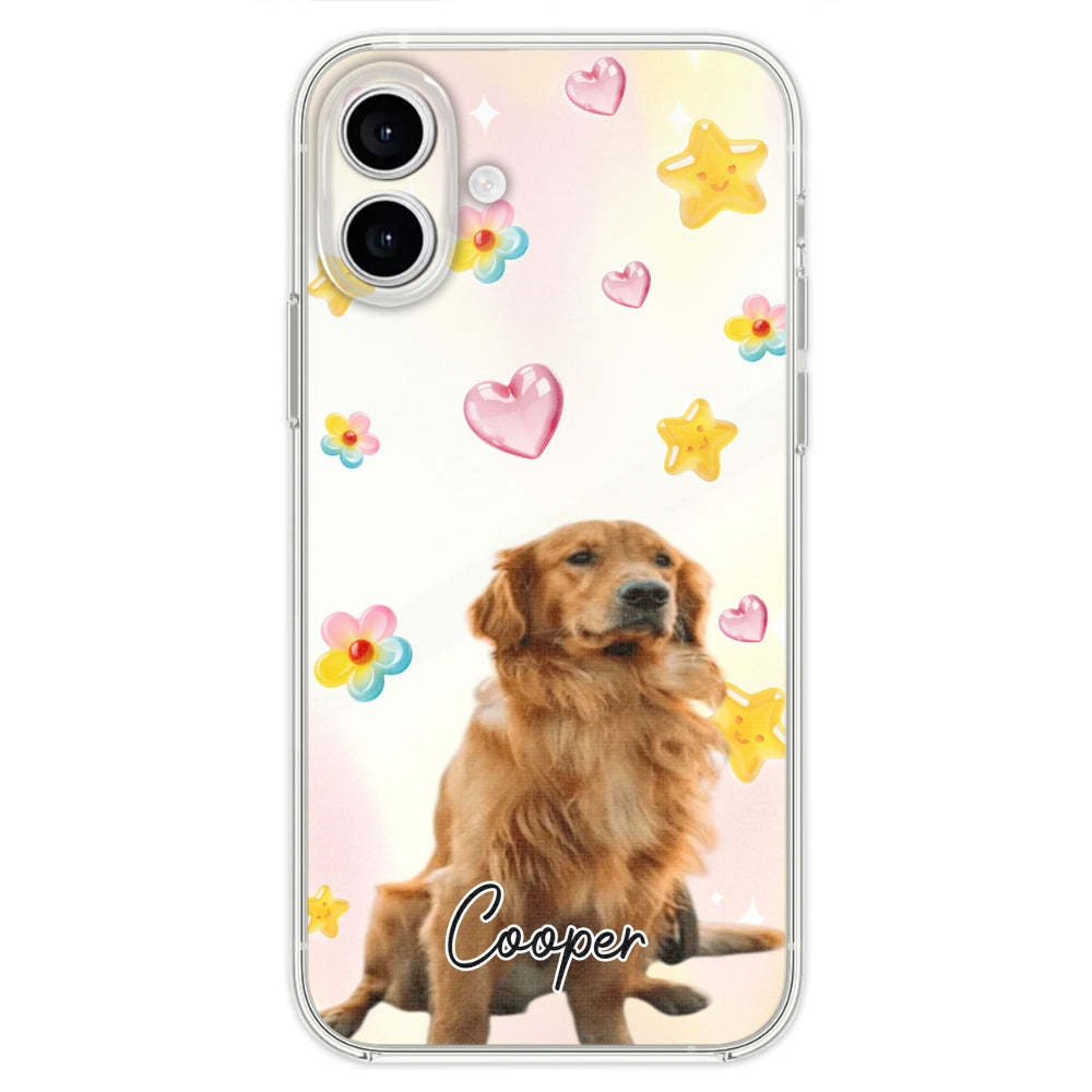 Sweet Girl Love Dogs Photo -  3D Effect Phone Case
