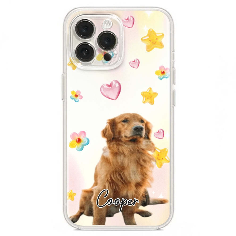 Sweet Girl Love Dogs Photo -  3D Effect Phone Case