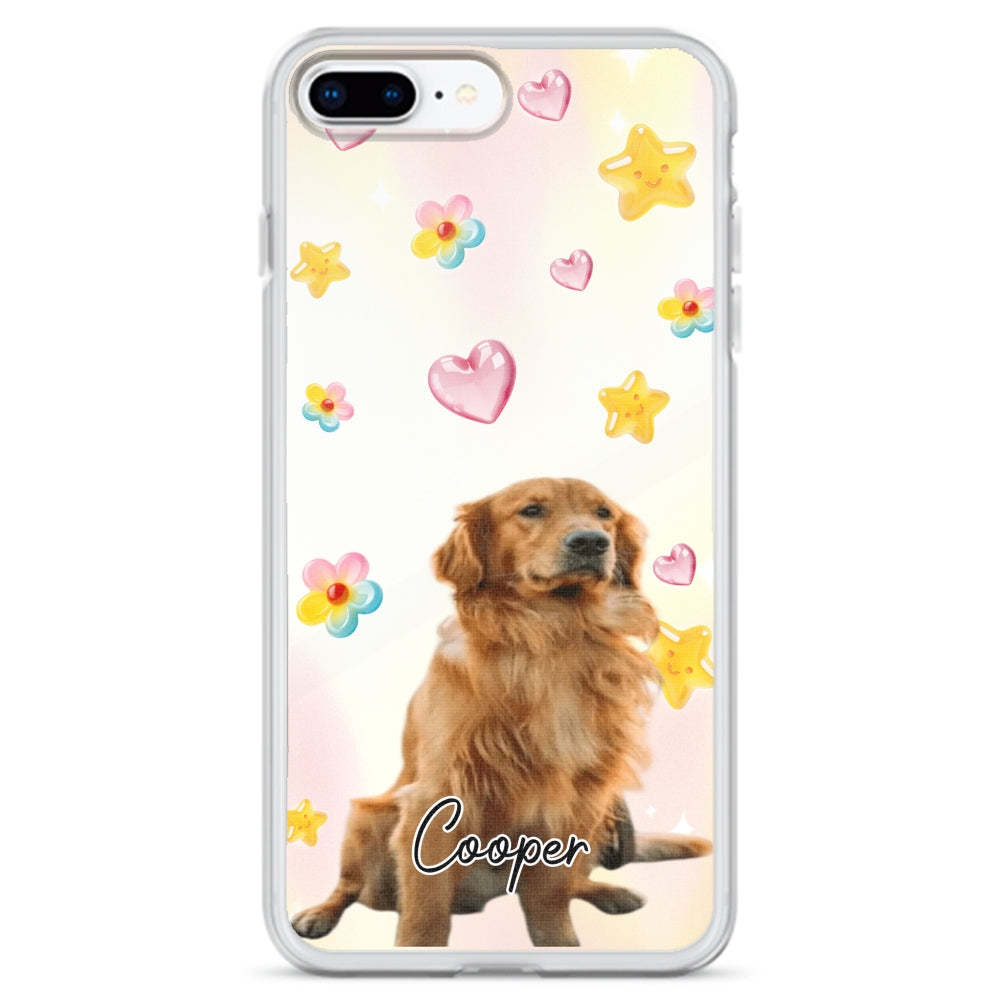 Sweet Girl Love Dogs Photo -  3D Effect Phone Case