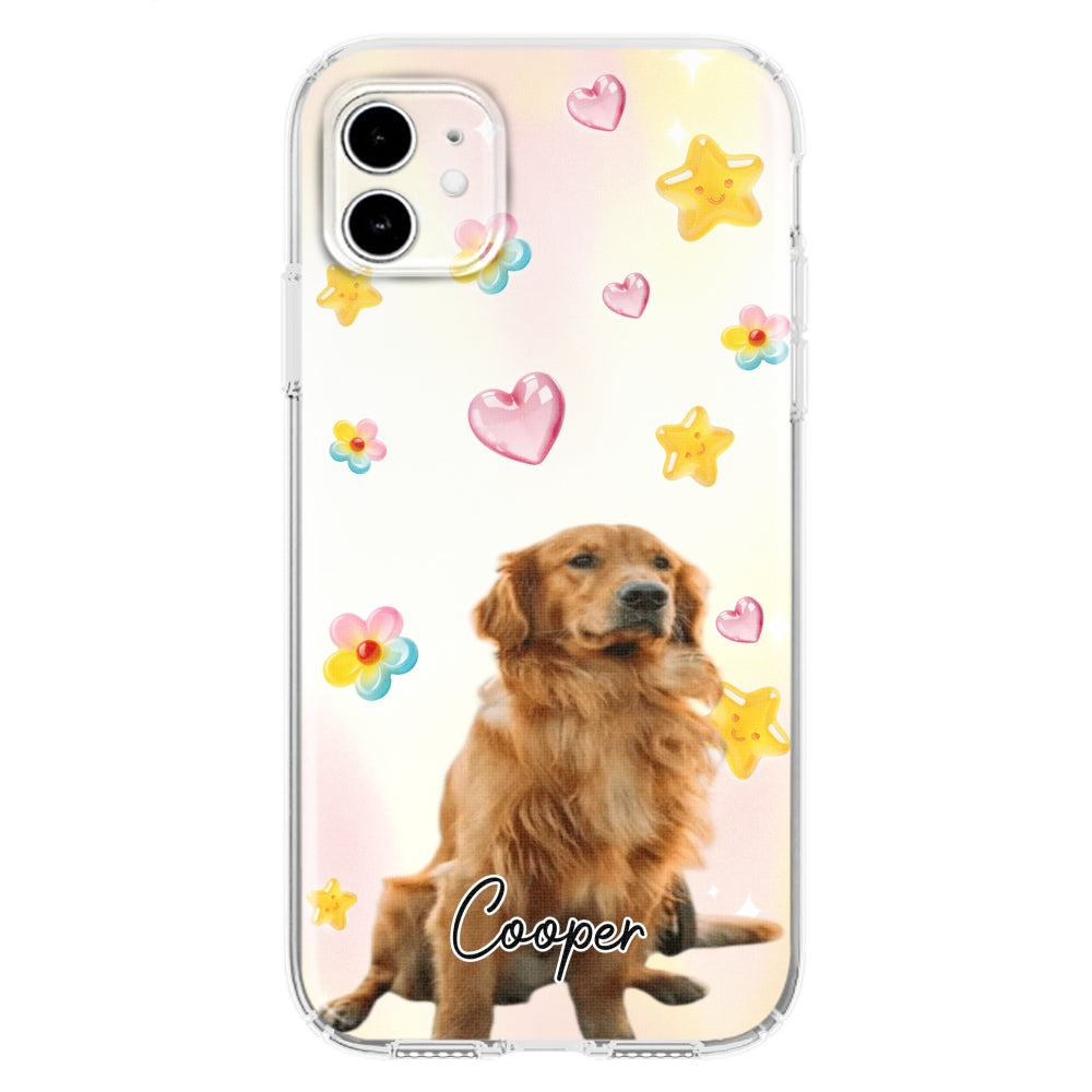 Sweet Girl Love Dogs Photo -  3D Effect Phone Case