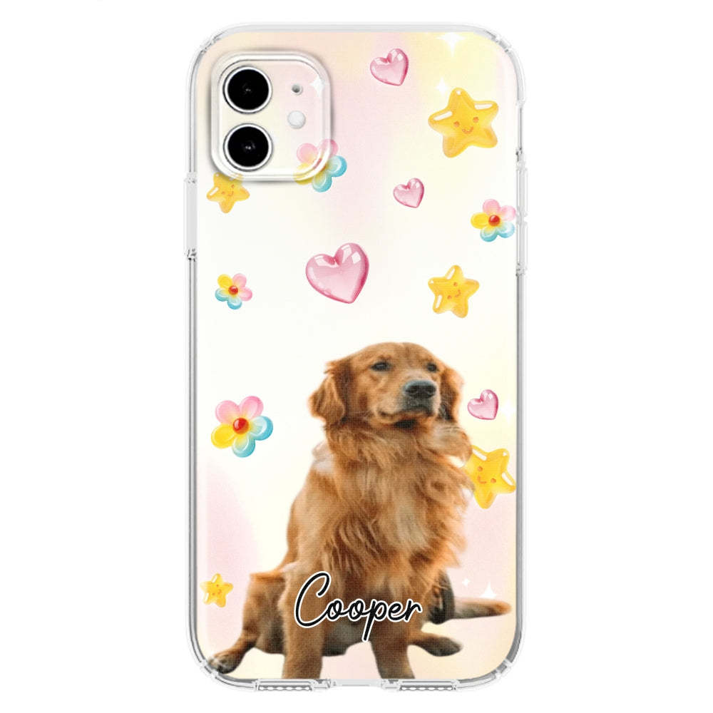 Sweet Girl Love Dogs Photo -  3D Effect Phone Case