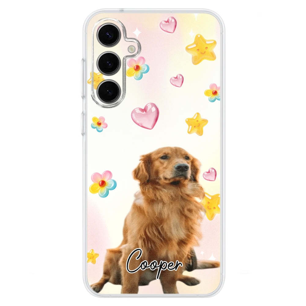 Sweet Girl Love Dogs Photo -  3D Effect Phone Case