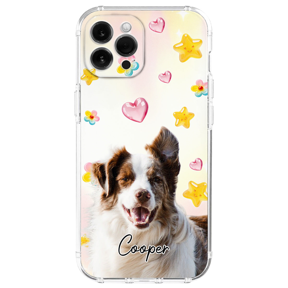 Sweet Girl Love Dogs Photo -  3D Effect Phone Case