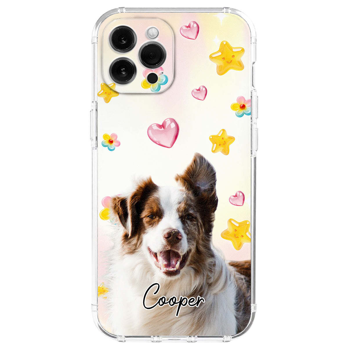 Sweet Girl Love Dogs Photo -  3D Effect Phone Case