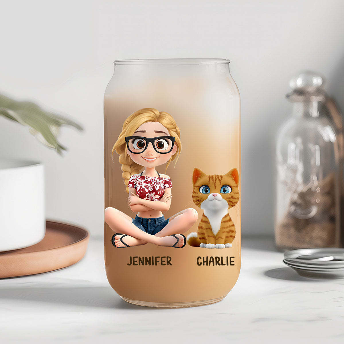 Survive On Cats - Glass Can