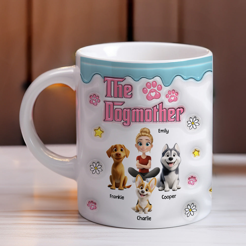 Professional Dog Mother -  3D Inflated Effect Mug
