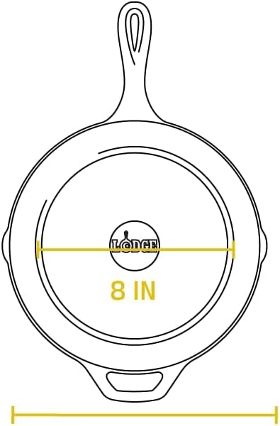 Forset-snail Cast Iron Skillet, 10.25-inch