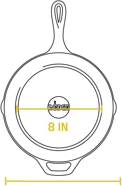 Forset-snail Cast Iron Skillet, 10.25-inch