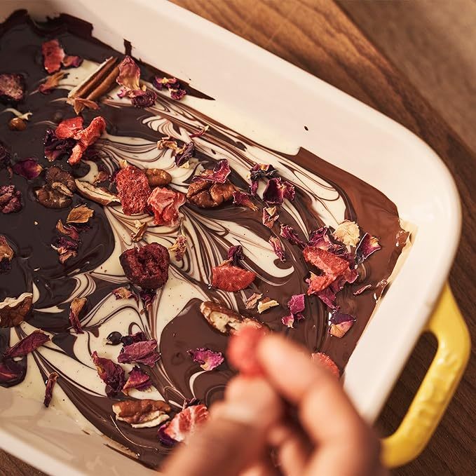 Stoneware Gratins Ceramics 3-pc Rectangular Baking Dish Set-Citron