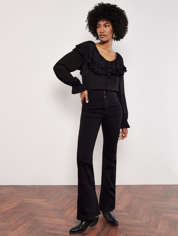 Ruffle Collar Blouse