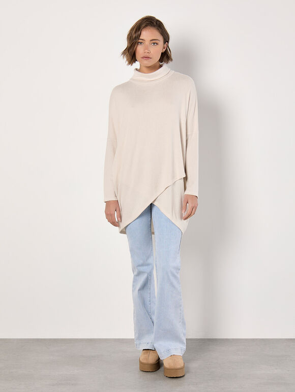 Soft Touch Wrap Tunic Top