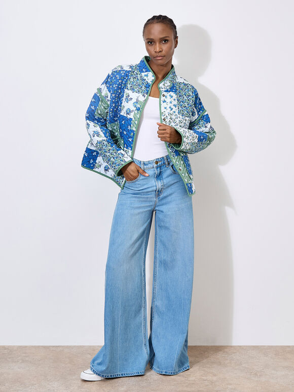 Patchwork Quilted Reversible Jacket