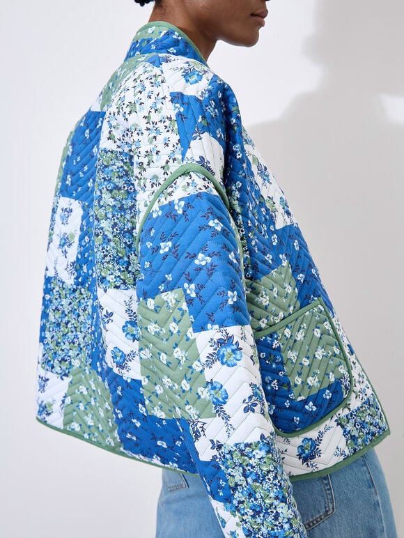 Patchwork Quilted Reversible Jacket