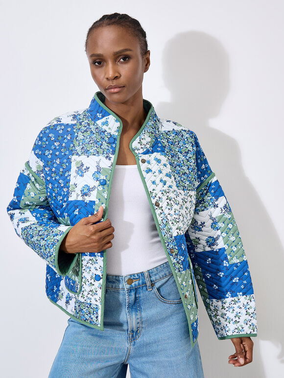 Patchwork Quilted Reversible Jacket