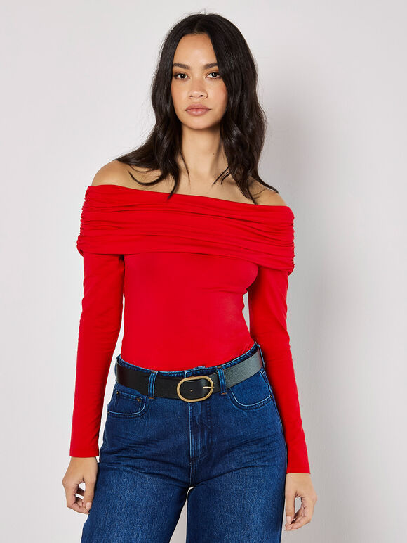 Jersey Bardot Top