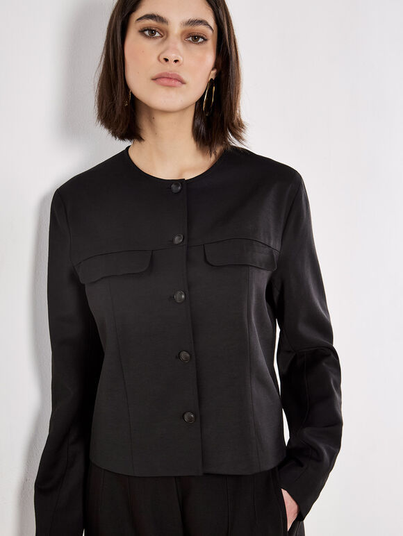 Black lightweight jacket