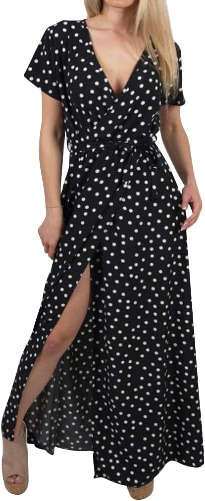 short sleeve skirt V-neck Maxi Dress v neck dress v neck dress deep v Dress party dress summer maxi dress women dresses Skirt Beach dress bohemian