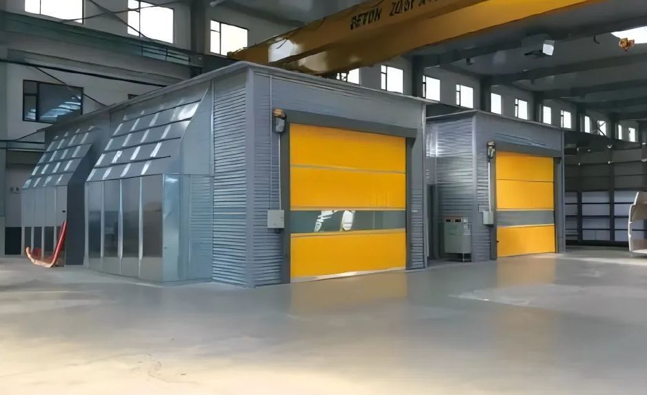 Industrial baking room
