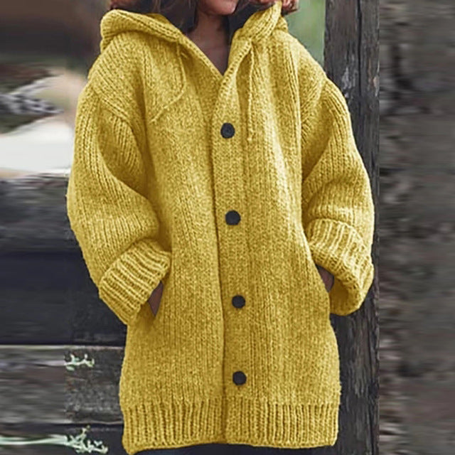 Warm sweater coat