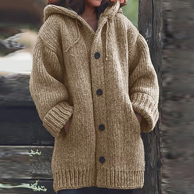 Warm sweater coat