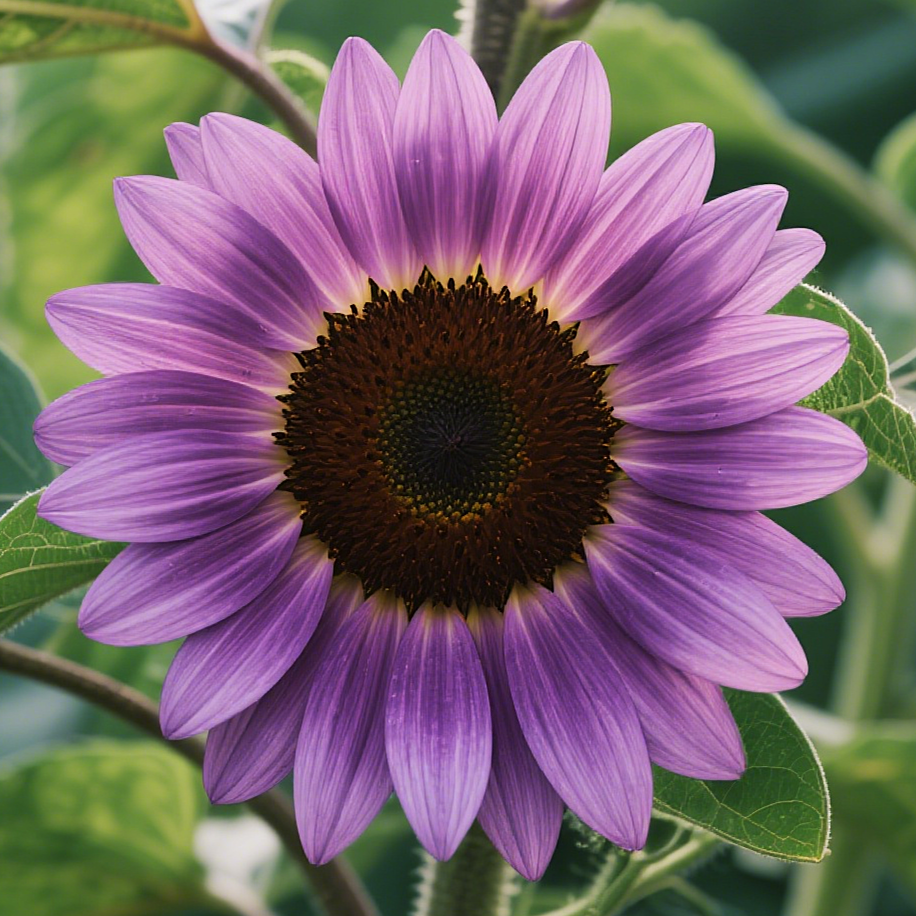 100 Seeds Rare Color Purple Sunflower