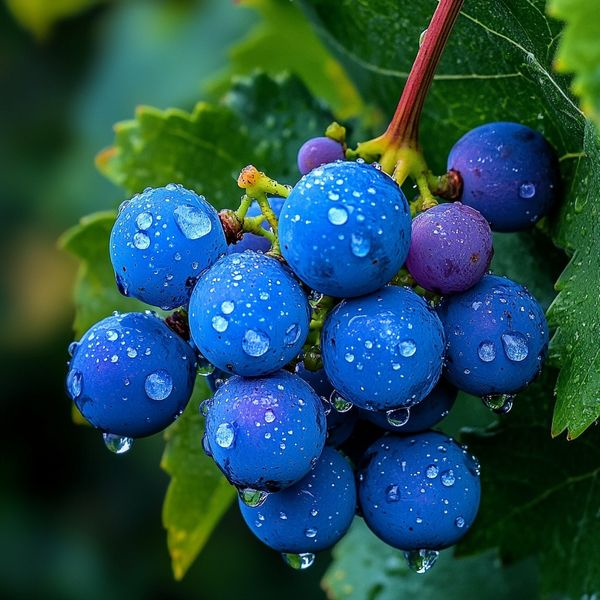 🍇🌈Nature's Smile: A Bunch of Grapes in All Colors