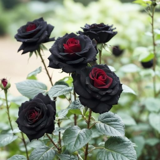 Rare Black Red Rose Flower Seeds