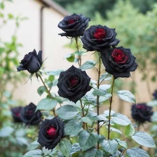 Rare Black Red Rose Flower Seeds