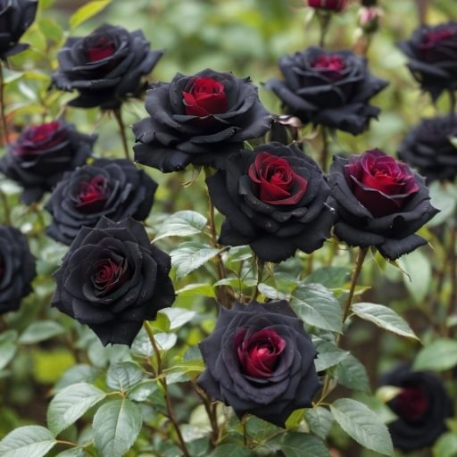 Rare Black Red Rose Flower Seeds