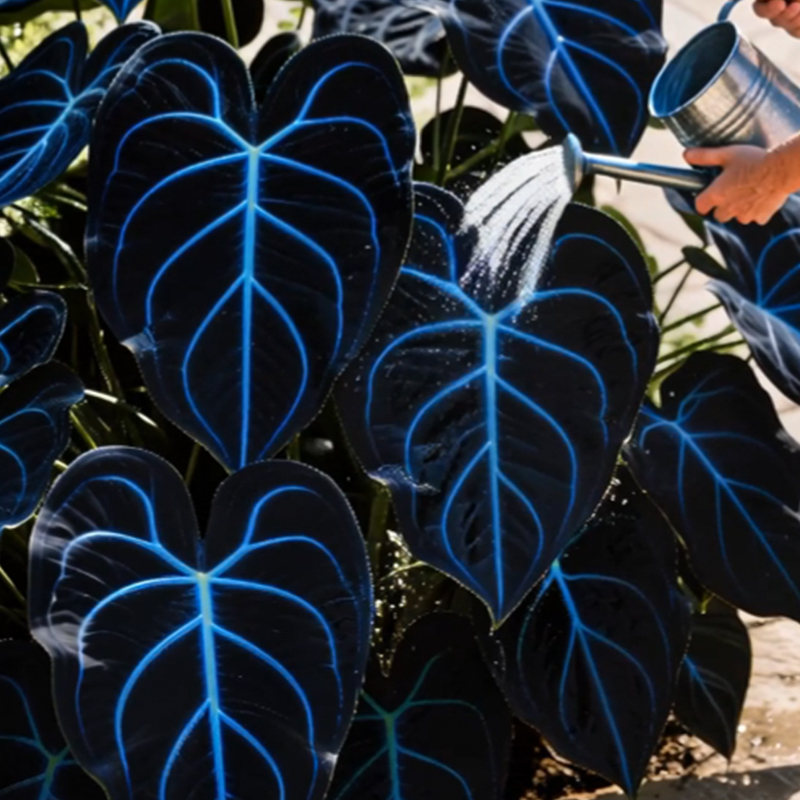 🌌Blue Galaxy-Rare Giant Hosta Flower Seeds✨