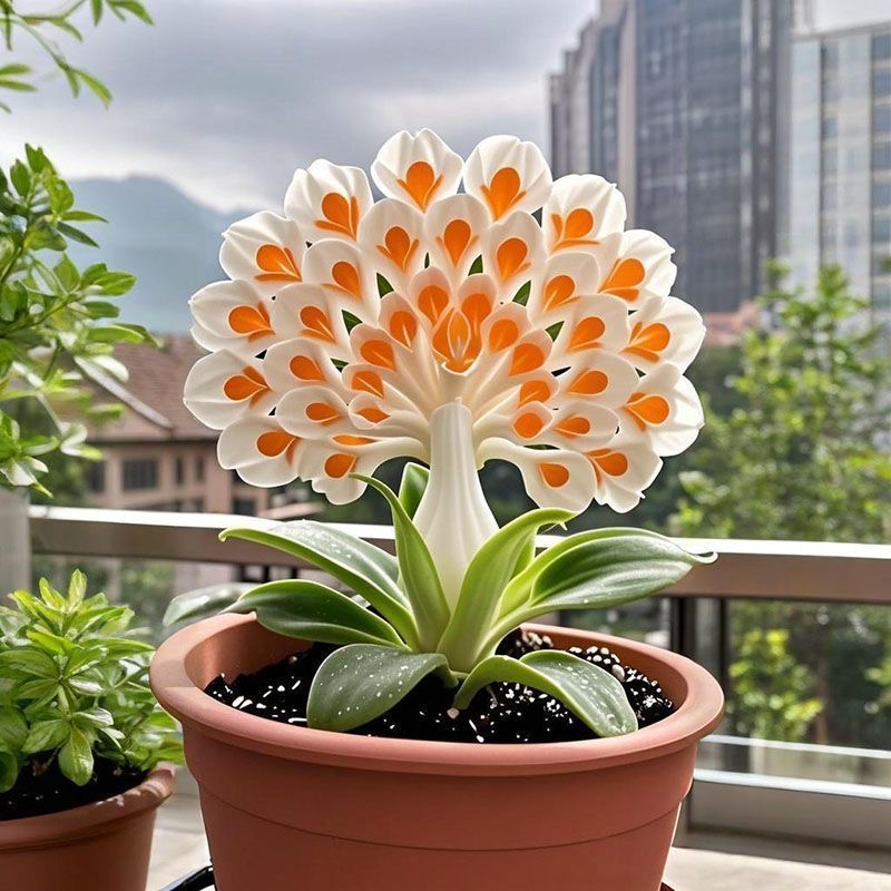 💠 “The Queen of Fragrant Blooms — Peacock Orchid Bulbs for Pure Garden Luxury”