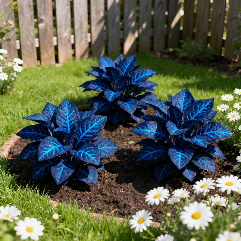 🌌“Rare Midnight Hostas Seeds – Like Stars Sprinkled on Every Leaf”