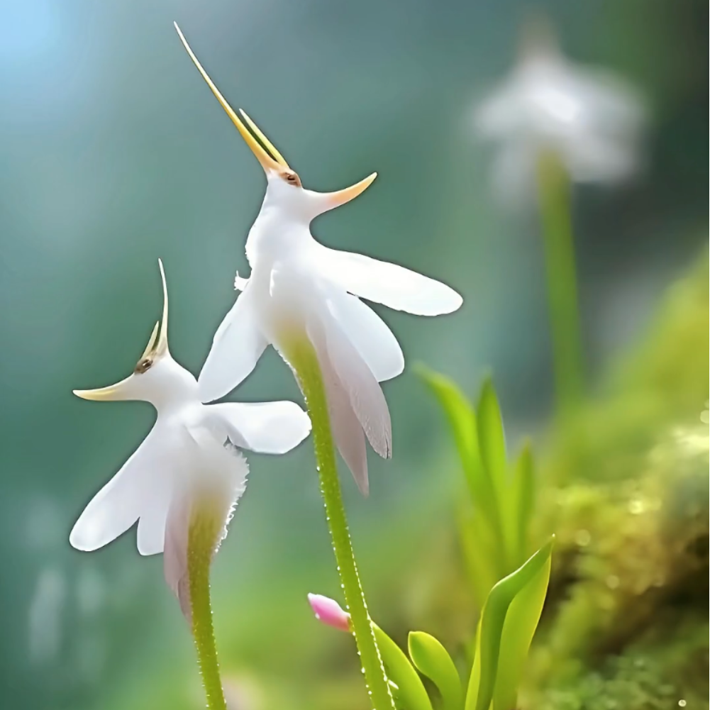 White Phoenix Orchid Flower Seeds