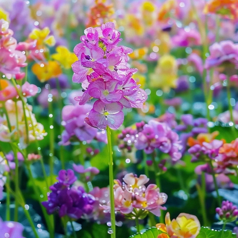 Colorful Rapeseed Flower Seeds